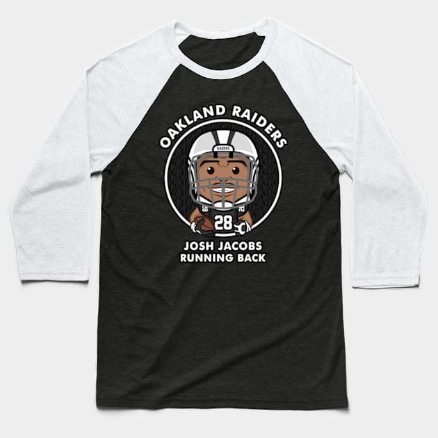 Josh Jacobs Baseball T-Shirt by Mudahan Muncul 2022